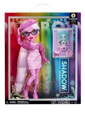 NIB Rainbow High Shadow High Lavender Lynn Fashion Doll